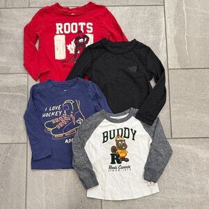 Roots Boys Long Sleeve Shirt Set - Sz 3 & 4T